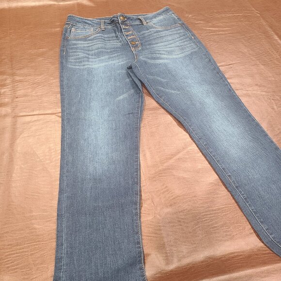 d. jeans 5 button jeans sz 14 - Picture 3 of 7